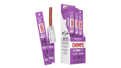 Chomps Taco Beef Jerky Sticks: Keto, Paleo, & Gluten-Free Snack
