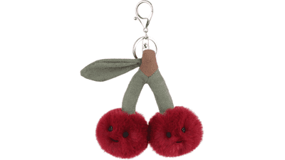 Cute Fruit Keychain: Apricot Lamb Cherry Plush