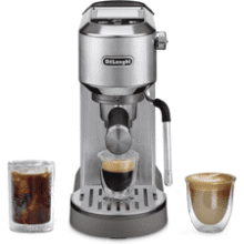 De'Longhi Dedica Duo Espresso Machine | Brew Hot & Iced Coffee