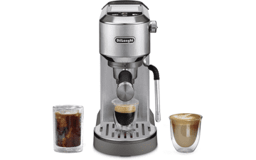De'Longhi Dedica Duo Espresso Machine | Brew Hot & Iced Coffee