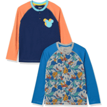 Disney, Marvel, Star Wars Boys' Henley Shirts - 2 Pack