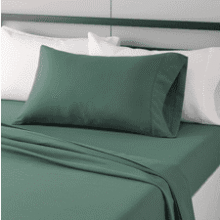 Emerald Green Twin XL Bed Sheet Set - Wrinkle-Free Microfiber