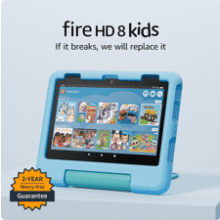 Fire HD 8 Kids Tablet: 64GB, Blue - Perfect for Ages 3-7