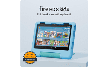 Fire HD 8 Kids Tablet: 64GB, Blue - Perfect for Ages 3-7