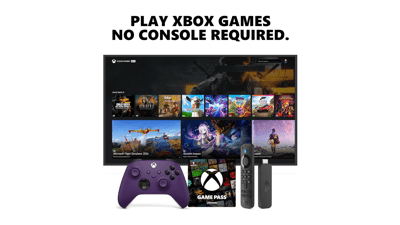 Fire TV Stick 4K Bundle: Purple Controller + Game Pass