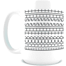 Hidden Message Coffee Mug - Funny 15oz Ceramic Cup