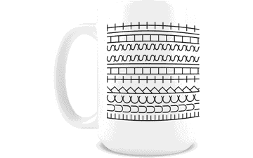 Hidden Message Coffee Mug - Funny 15oz Ceramic Cup