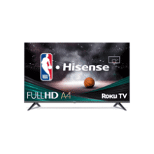 Hisense 40-Inch 1080p Smart Roku TV - Dolby Audio & Alexa