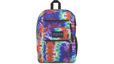 JanSport Red Hippie Days Laptop Backpack