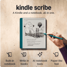 Kindle Scribe 64GB: Write on Books with Premium Pen