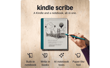 Kindle Scribe 64GB: Write on Books with Premium Pen