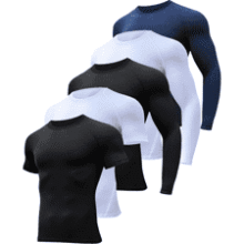 Men's Compression Shirts - Workout Athletic Undershirt