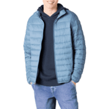 Men's Lightweight Water-Resistant Puffer Jacket