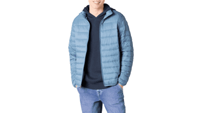 Men's Lightweight Water-Resistant Puffer Jacket