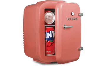 Mini Fridge for Makeup & Skincare - Portable Cooler & Warmer - Blush Red