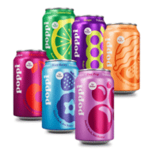 Poppi Sparkling Prebiotic Soda: Variety 12-Pack