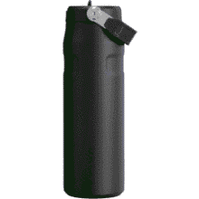 Stanley IceFlow 2.0: 24oz Flip Straw Water Bottle - Black