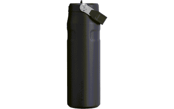 Stanley IceFlow 2.0: 24oz Flip Straw Water Bottle - Black