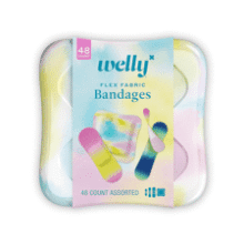Welly Bravery Badges Bandages - Tie Dye - 48 Count