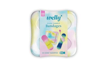 Welly Bravery Badges Bandages - Tie Dye - 48 Count