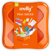 Welly First Aid Kit: 130-Piece Protection On-the-Go