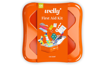 Welly First Aid Kit: 130-Piece Protection On-the-Go