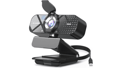 1080P HD Webcam with Mic - Perfect for Streaming & Zoom