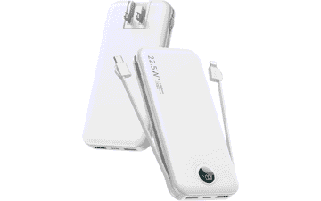 12000mAh Portable Charger with Built-in Cables