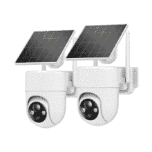2K Solar Security Camera: 360° Wireless Outdoor Protection