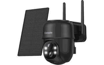360° Solar Security Camera - Wireless, 2K, & Color Night Vision