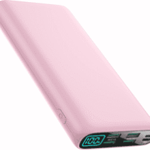 38800mAh Portable Charger Power Bank for iPhone, Samsung, Pixel - Pink