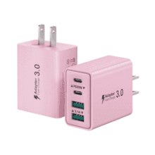 40W 4-Port USB-C Fast Charger Block - iPhone, iPad, Samsung