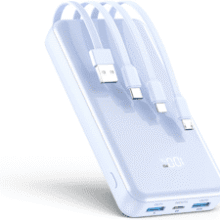 42800mAh Portable Charger Power Bank with Built-in Cable
