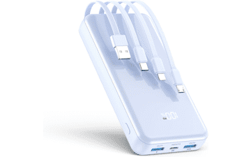 42800mAh Portable Charger Power Bank with Built-in Cable