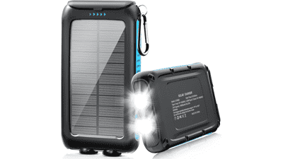 49800mAh Solar Power Bank: Portable Charger for All Devices
