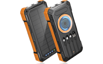 49800mAh Solar Power Bank: Wireless Portable Charger with Fast Charging