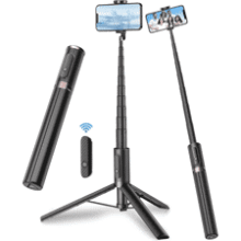 67" Selfie Stick Tripod with Remote -TONEOF (Black)