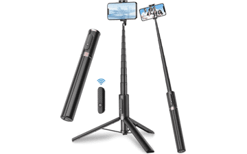 67" Selfie Stick Tripod with Remote -TONEOF (Black)