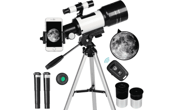 70mm Telescope for Adults & Kids with Phone Adapter