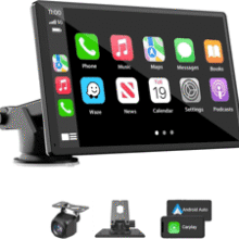 7" Wireless Carplay & Android Auto Stereo with Backup Camera