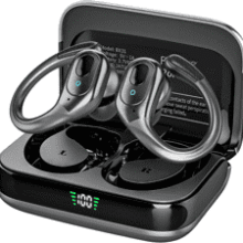 75H Playtime Bluetooth Earbuds with Earhooks