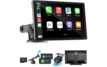9" Wireless CarPlay & Android Auto with 4K Dash Cam