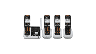 AT&T BL102-4 Cordless Phone: Answering Machine, Call Blocking & More!