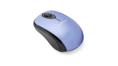 Amazon Basics Blue Wireless Mouse