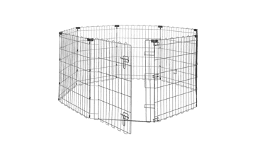Amazon Basics Small Dog Playpen - 30" Foldable Metal Pen