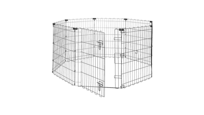 Amazon Basics Small Dog Playpen - 30" Foldable Metal Pen