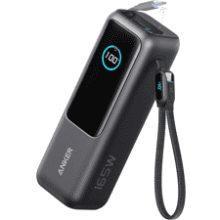 Anker 25000mAh Portable Laptop Charger with Built-in USB-C Cables