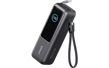 Anker 25000mAh Portable Laptop Charger with Built-in USB-C Cables