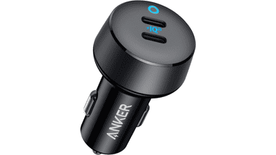 Anker 40W USB C Car Charger - PowerDrive III Duo