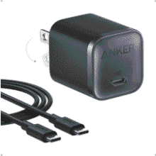 Anker 45W USB-C Fast Charger: Compact & Foldable for iPhone, Samsung, MacBook, and iPad